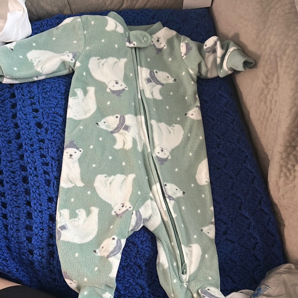 Polar Bear Print Kids One Piece